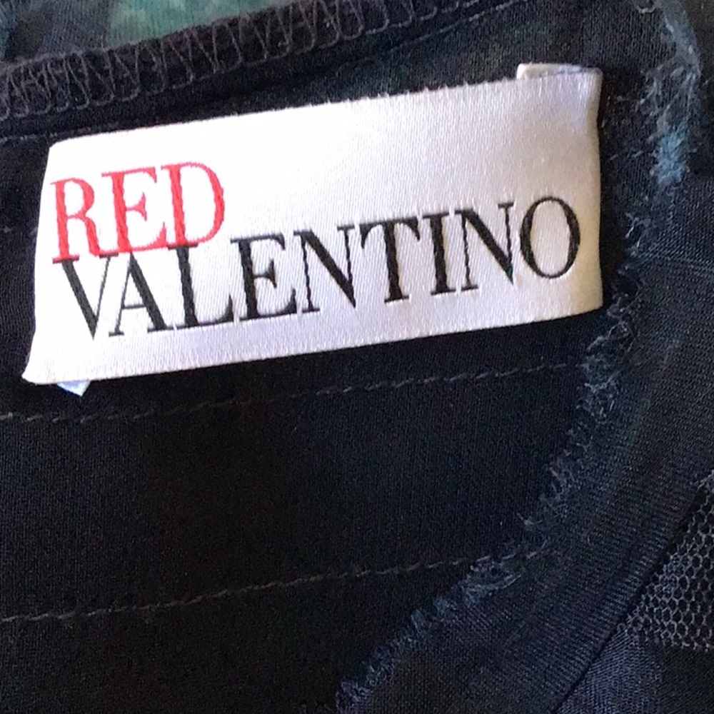 Red Valentino size 8 Navy White sequined blouse. - Picture 4 of 11